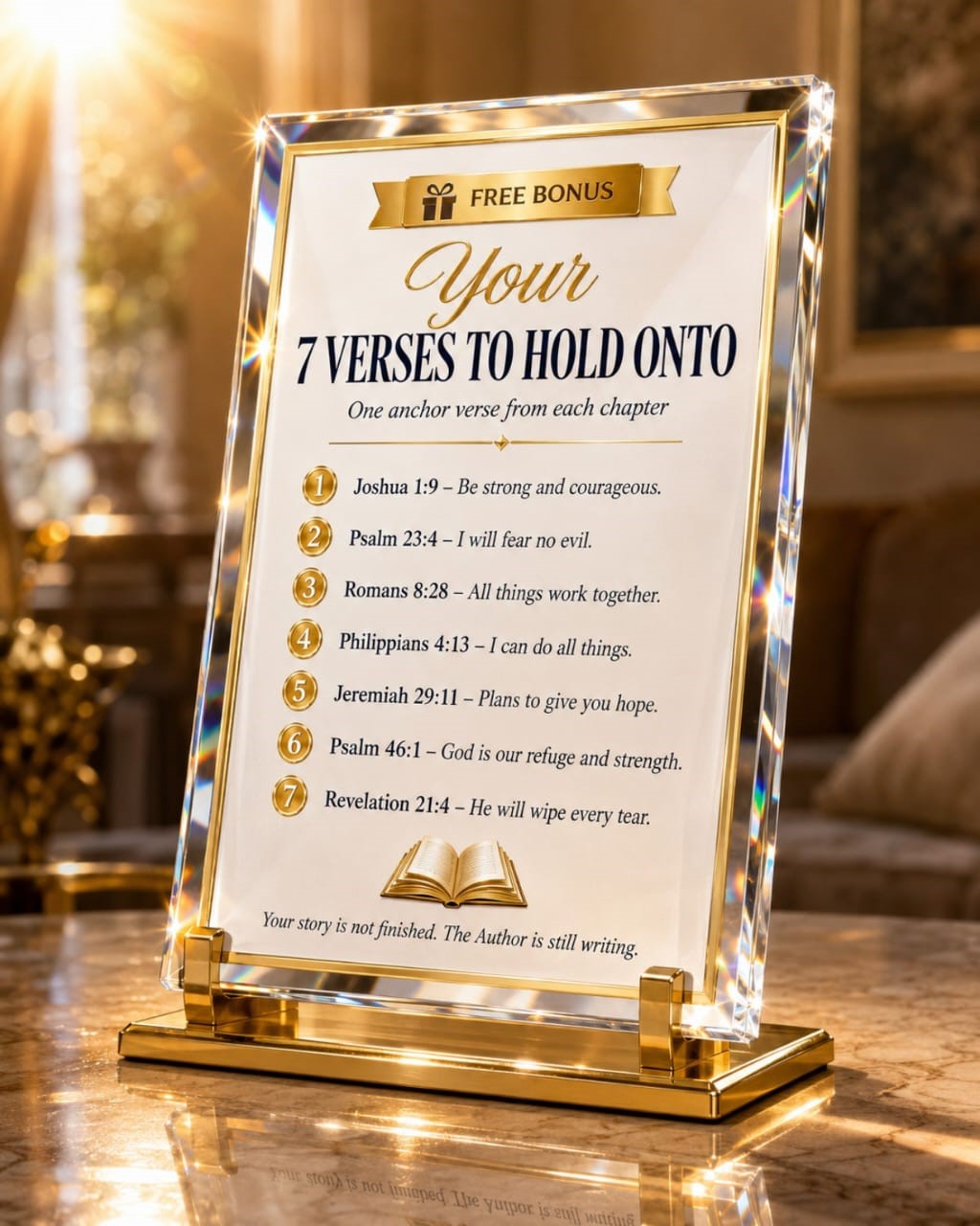 Free Bonus - 7 Verses to Hold Onto