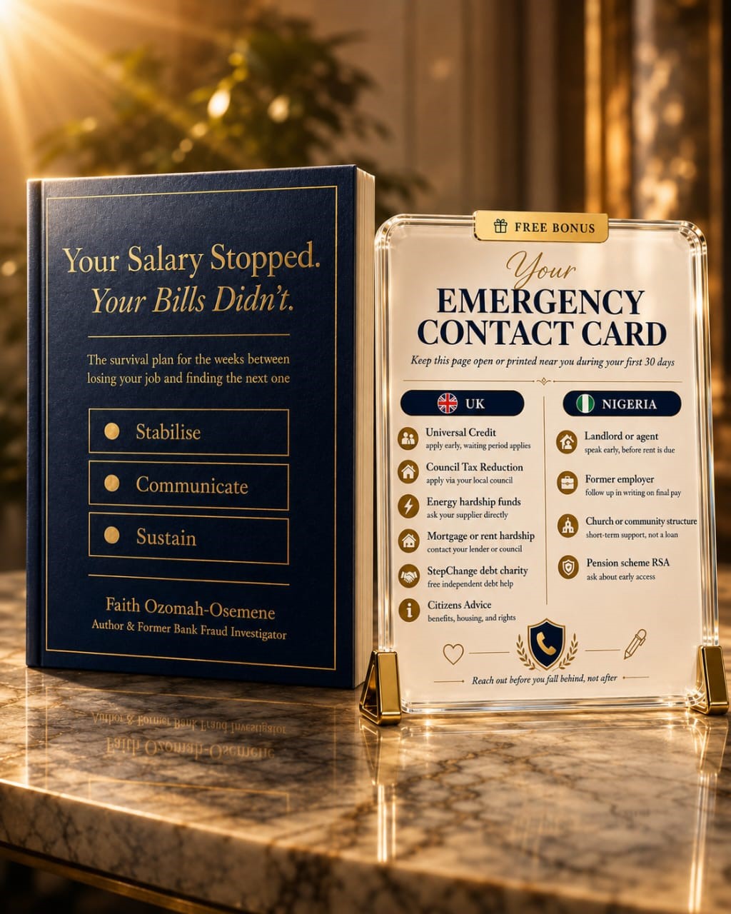 Your Salary Stopped, Your Bills Didn't - guide and bonus bundle